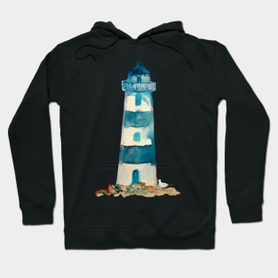 Watercolor Lighthouse Hoodie